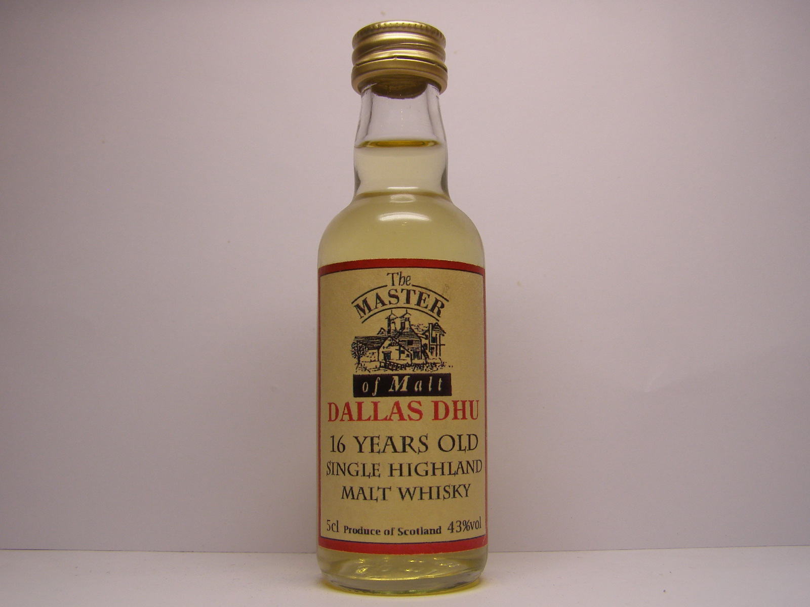 SHMW 16yo "Master of Malt" 5cl 43%vol